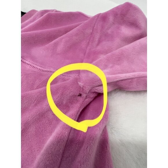 New ZELLA GIRL Kids' Size L (10/12) Cozy Active Luxe velour Top Pink *Defect* - Picture 3 of 12